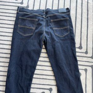 LUCKY BRAND 223 STRAIGHT 40X34 DARK BLUE STRETCH JEANS